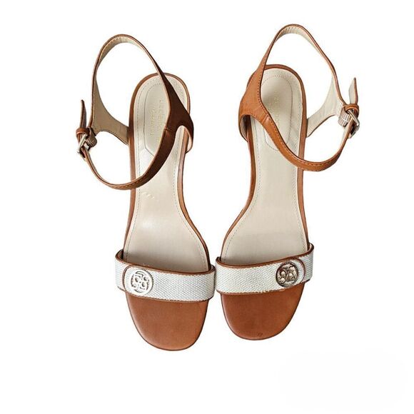 Liz Claiborne LC NIHOA Strappy Block Heel Brown Sandal - Picture 4 of 10